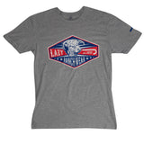 Lazy J Ranch Wear - Blue Diamond Ranch Short Sleeve (Dark Grey Heather)