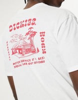 Dickies Motor Service Tee - White