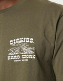 Dickies Motor Service Tee - Rinsed Moss