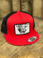 Lazy J Ranch Wear Cap - Red Cattle Headquarters