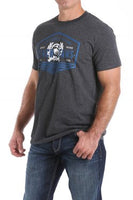 Cinch Mens Tee - Classic Logo Black Heather (MTT1690374)