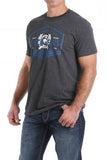 Cinch Mens Tee - Classic Logo Black Heather (MTT1690374)