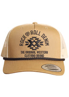 Rock & Roll Denim Co Cap - Tan