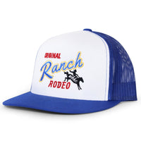 Whiskey Bent Hat Co - White/Blue Ranch Rodeo