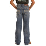 Boy's Rock & Roll Jeans - Hooey Rope Stitch Bootcut