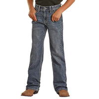 Boy's Rock & Roll Jeans - Hooey Rope Stitch Bootcut