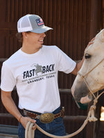 Fast Back Ropes - Retro Tee (White)