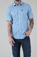 Kimes Ranch - Tucco Mini Check Dress Shirt Blue