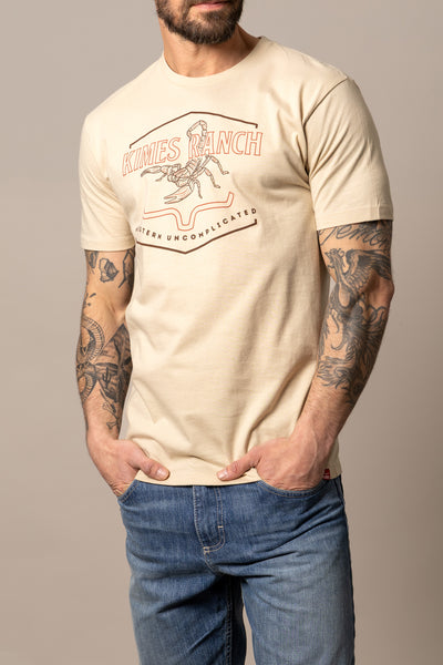 Kimes Ranch Tee - Sting (Cream)